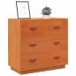vidaXL Sideboard Wachsbraun 80x40x75 cm Massivholz Kiefer vidaXL Sideboard Wachsbraun 80x40x75 cm Massivholz Kiefer