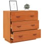 vidaXL Sideboard Wachsbraun 80x40x75 cm Massivholz Kiefer vidaXL Sideboard Wachsbraun 80x40x75 cm Massivholz Kiefer