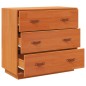 vidaXL Sideboard Wachsbraun 80x40x75 cm Massivholz Kiefer vidaXL Sideboard Wachsbraun 80x40x75 cm Massivholz Kiefer