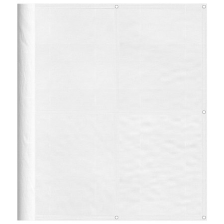 vidaXL Balkon-Sichtschutz Weiß 120x700 cm 100 % Polyester-Oxford