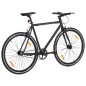 vidaXL Fahrrad mit Festem Gang Schwarz 700c 51 cm vidaXL Fahrrad mit Festem Gang Schwarz 700c 51 cm