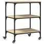 vidaXL Küchenwagen Sonoma-Eiche 60x41x76 cm Holzwerkstoff vidaXL Küchenwagen Sonoma-Eiche 60x41x76 cm Holzwerkstoff