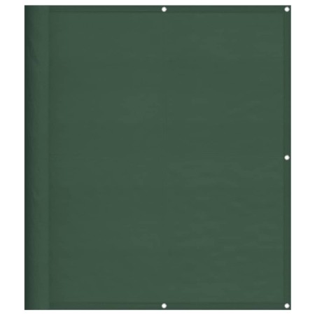 vidaXL Balkon-Sichtschutz Dunkelgrün 120x800 cm 100 % Polyester-Oxford