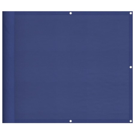 vidaXL Balkon-Sichtschutz Blau 90x1000 cm 100 % Polyester-Oxford