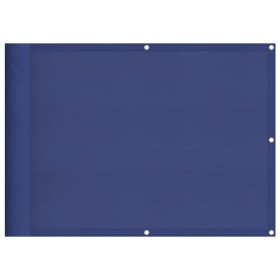 vidaXL Balkon-Sichtschutz Blau 75x800 cm 100 % Polyester-Oxford