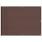 vidaXL Balkon-Sichtschutz Braun 75x800 cm 100 % Polyester-Oxford vidaXL Balkon-Sichtschutz Braun 75x800 cm 100 % Polyester-Oxford