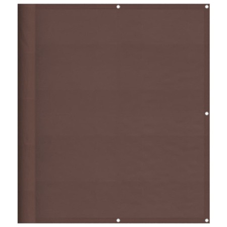 vidaXL Balkon-Sichtschutz Braun 120x800 cm 100 % Polyester-Oxford