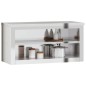 vidaXL Küchen-Wandschrank mit Ablage Edelstahl vidaXL Küchen-Wandschrank mit Ablage Edelstahl