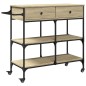 vidaXL Küchenwagen Sonoma-Eiche 105x42x95 cm Holzwerkstoff vidaXL Küchenwagen Sonoma-Eiche 105x42x95 cm Holzwerkstoff