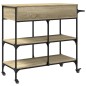 vidaXL Küchenwagen Sonoma-Eiche 105x42x95 cm Holzwerkstoff vidaXL Küchenwagen Sonoma-Eiche 105x42x95 cm Holzwerkstoff