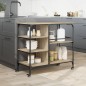 vidaXL Küchenwagen Sonoma-Eiche 100x45x89,5 cm Holzwerkstoff vidaXL Küchenwagen Sonoma-Eiche 100x45x89,5 cm Holzwerkstoff