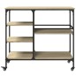 vidaXL Küchenwagen Sonoma-Eiche 100x45x89,5 cm Holzwerkstoff vidaXL Küchenwagen Sonoma-Eiche 100x45x89,5 cm Holzwerkstoff