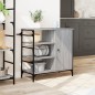 vidaXL Küchenwagen Grau Sonoma 87,5x38,5x84,5 cm Holzwerkstoff vidaXL Küchenwagen Grau Sonoma 87,5x38,5x84,5 cm Holzwerkstoff