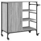 vidaXL Küchenwagen Grau Sonoma 87,5x38,5x84,5 cm Holzwerkstoff vidaXL Küchenwagen Grau Sonoma 87,5x38,5x84,5 cm Holzwerkstoff