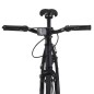 vidaXL Fahrrad mit Festem Gang Schwarz und Orange 700c 59 cm vidaXL Fahrrad mit Festem Gang Schwarz und Orange 700c 59 cm