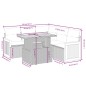 vidaXL 6-tlg. Garten-Sofagarnitur mit Kissen Schwarz Poly Rattan vidaXL 6-tlg. Garten-Sofagarnitur mit Kissen Schwarz Poly Rattan