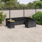 vidaXL 10-tlg. Garten-Sofagarnitur mit Kissen Schwarz Poly Rattan vidaXL 10-tlg. Garten-Sofagarnitur mit Kissen Schwarz Poly Rattan
