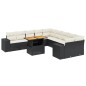 vidaXL 11-tlg. Garten-Sofagarnitur mit Kissen Schwarz Poly Rattan vidaXL 11-tlg. Garten-Sofagarnitur mit Kissen Schwarz Poly Rattan