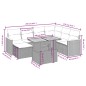 vidaXL 8-tlg. Garten-Sofagarnitur mit Kissen Schwarz Poly Rattan vidaXL 8-tlg. Garten-Sofagarnitur mit Kissen Schwarz Poly Rattan