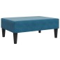 vidaXL Fußhocker Blau 77x55x31 cm Samt vidaXL Fußhocker Blau 77x55x31 cm Samt