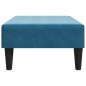 vidaXL Fußhocker Blau 77x55x31 cm Samt vidaXL Fußhocker Blau 77x55x31 cm Samt