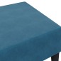 vidaXL Fußhocker Blau 77x55x31 cm Samt vidaXL Fußhocker Blau 77x55x31 cm Samt