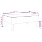 vidaXL Fußhocker Blau 77x55x31 cm Samt vidaXL Fußhocker Blau 77x55x31 cm Samt
