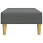 vidaXL Fußhocker Dunkelgrau 77x55x31 cm Stoff vidaXL Fußhocker Dunkelgrau 77x55x31 cm Stoff