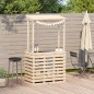 vidaXL Gartenbar mit Dach 112,5x57x195,5 cm Massivholz Kiefer vidaXL Gartenbar mit Dach 112,5x57x195,5 cm Massivholz Kiefer