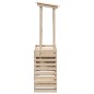 vidaXL Gartenbar mit Dach 112,5x57x195,5 cm Massivholz Kiefer vidaXL Gartenbar mit Dach 112,5x57x195,5 cm Massivholz Kiefer