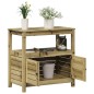vidaXL Pflanztisch Ablagen 82,5x45x81 cm Imprägniertes Kiefernholz vidaXL Pflanztisch Ablagen 82,5x45x81 cm Imprägniertes Kiefernholz
