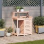 vidaXL Pflanztisch mit Ablagen 82,5x50x109,5 cm Massivholz Douglasie vidaXL Pflanztisch mit Ablagen 82,5x50x109,5 cm Massivholz Douglasie