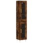 Highboard Räuchereiche 34,5x34x180 cm Holzwerkstoff Highboard Räuchereiche 34,5x34x180 cm Holzwerkstoff