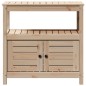 vidaXL Pflanztisch mit Ablagen 82,5x45x81 cm Massivholz Kiefer vidaXL Pflanztisch mit Ablagen 82,5x45x81 cm Massivholz Kiefer