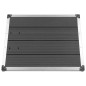 vidaXL Garten-Duschwanne WPC Edelstahl 80 x 62 cm Grau vidaXL Garten-Duschwanne WPC Edelstahl 80 x 62 cm Grau