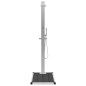 vidaXL Gartendusche mit Bodenelement WPC Edelstahl vidaXL Gartendusche mit Bodenelement WPC Edelstahl
