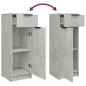 vidaXL 3-tlg. Badmöbel-Set Betongrau Holzwerkstoff vidaXL 3-tlg. Badmöbel-Set Betongrau Holzwerkstoff