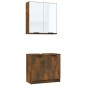 vidaXL 2-tlg. Badmöbel-Set Räuchereiche Holzwerkstoff vidaXL 2-tlg. Badmöbel-Set Räuchereiche Holzwerkstoff