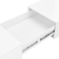 vidaXL Couchtisch Hochglanz-Weiß 120x60x35 cm vidaXL Couchtisch Hochglanz-Weiß 120x60x35 cm