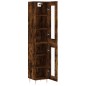Highboard Räuchereiche 34,5x34x180 cm Holzwerkstoff Highboard Räuchereiche 34,5x34x180 cm Holzwerkstoff