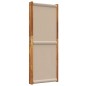 vidaXL 4-tlg. Paravent Taupe 280x180 cm