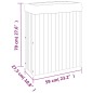 vidaXL Pflanzkübel 59x27,5x70 cm Massivholz Akazie vidaXL Pflanzkübel 59x27,5x70 cm Massivholz Akazie