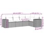 vidaXL 5-tlg. Garten-Sofagarnitur mit Kissen Schwarz Poly Rattan vidaXL 5-tlg. Garten-Sofagarnitur mit Kissen Schwarz Poly Rattan