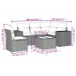 vidaXL 6-tlg. Garten-Sofagarnitur mit Kissen Schwarz Poly Rattan vidaXL 6-tlg. Garten-Sofagarnitur mit Kissen Schwarz Poly Rattan
