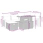 vidaXL 7-tlg. Garten-Sofagarnitur mit Kissen Schwarz Poly Rattan vidaXL 7-tlg. Garten-Sofagarnitur mit Kissen Schwarz Poly Rattan