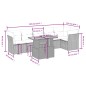 vidaXL 7-tlg. Garten-Sofagarnitur mit Kissen Schwarz Poly Rattan vidaXL 7-tlg. Garten-Sofagarnitur mit Kissen Schwarz Poly Rattan