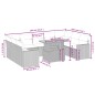 vidaXL 10-tlg. Garten-Sofagarnitur mit Kissen Schwarz Poly Rattan vidaXL 10-tlg. Garten-Sofagarnitur mit Kissen Schwarz Poly Rattan
