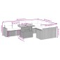 vidaXL 10-tlg. Garten-Sofagarnitur mit Kissen Schwarz Poly Rattan vidaXL 10-tlg. Garten-Sofagarnitur mit Kissen Schwarz Poly Rattan