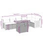vidaXL 7-tlg. Garten-Sofagarnitur mit Kissen Schwarz Poly Rattan vidaXL 7-tlg. Garten-Sofagarnitur mit Kissen Schwarz Poly Rattan