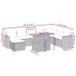 vidaXL 9-tlg. Garten-Sofagarnitur mit Kissen Schwarz Poly Rattan vidaXL 9-tlg. Garten-Sofagarnitur mit Kissen Schwarz Poly Rattan